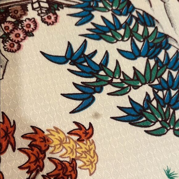 Colorful Chinese Dragon and Floral Tablecloth - Picture 9 of 12